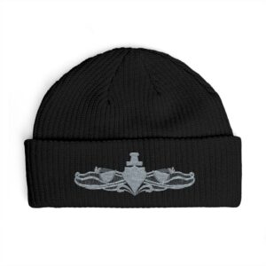 ESWS Embroidered Snowflake Cuff Beanie